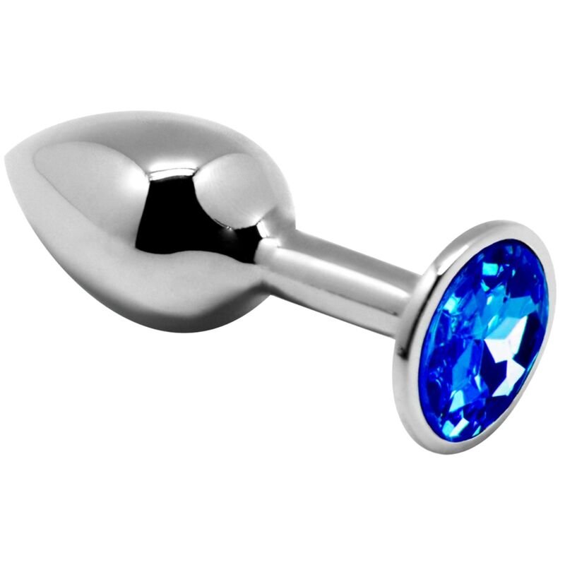 ALIVE - ANAL PLEASURE MINI PLUG METAL BLUE SIZE M - Toys "n" Us