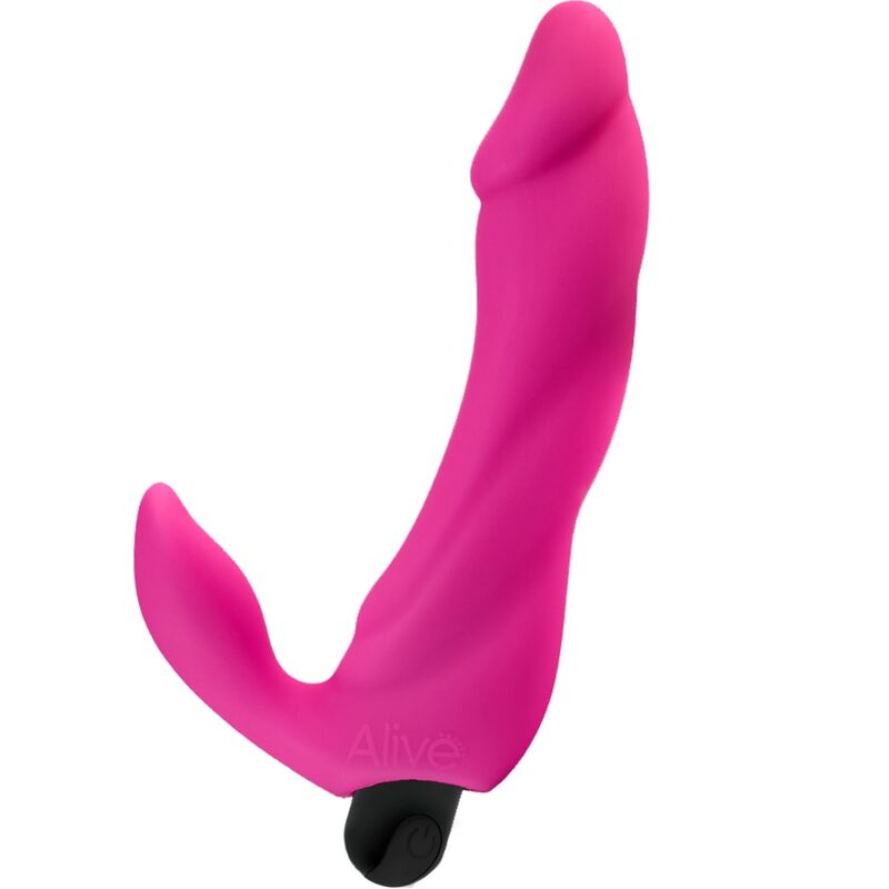 ALIVE - BIFUN PRO VIBRATOR DILDO PINK 14.9 CM - Toys "n" Us