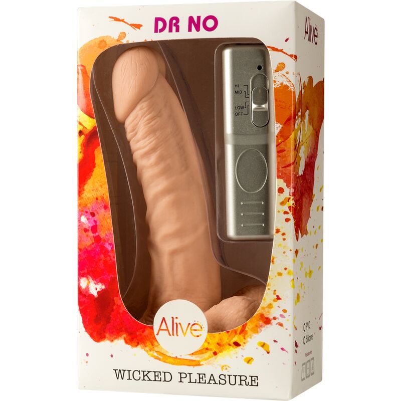 ALIVE - DR. NO REALISTIC PENIS VIBRATOR 18 CM - Toys "n" Us