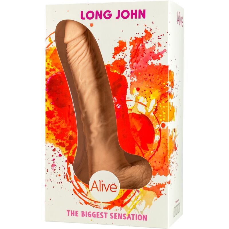ALIVE - PÊNIS REALÍSTICO LONG JOHN 21,8 CM - Toys "n" Us