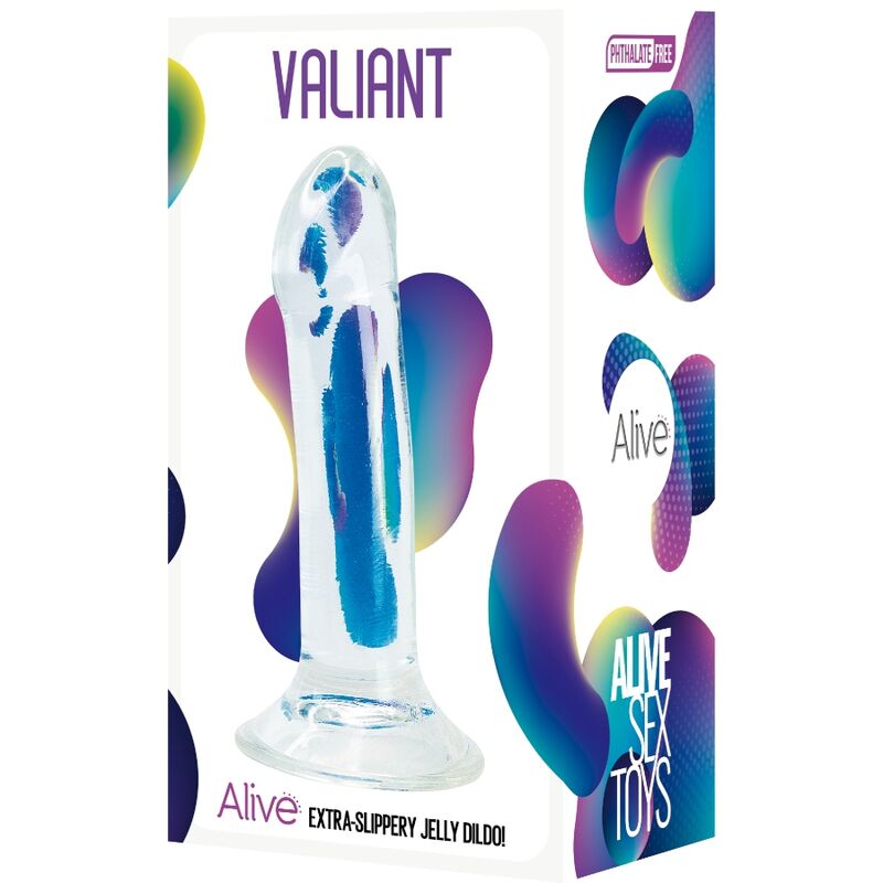 ALIVE - PÊNIS REALÍSTICO VALIANT TRANSPARENTE 16 CM - Toys "n" Us