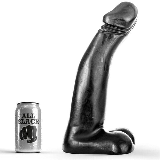 ALL BLACK - DILDO DE FISTING PRETO REALÍSTICO 29 CM - Toys "n" Us