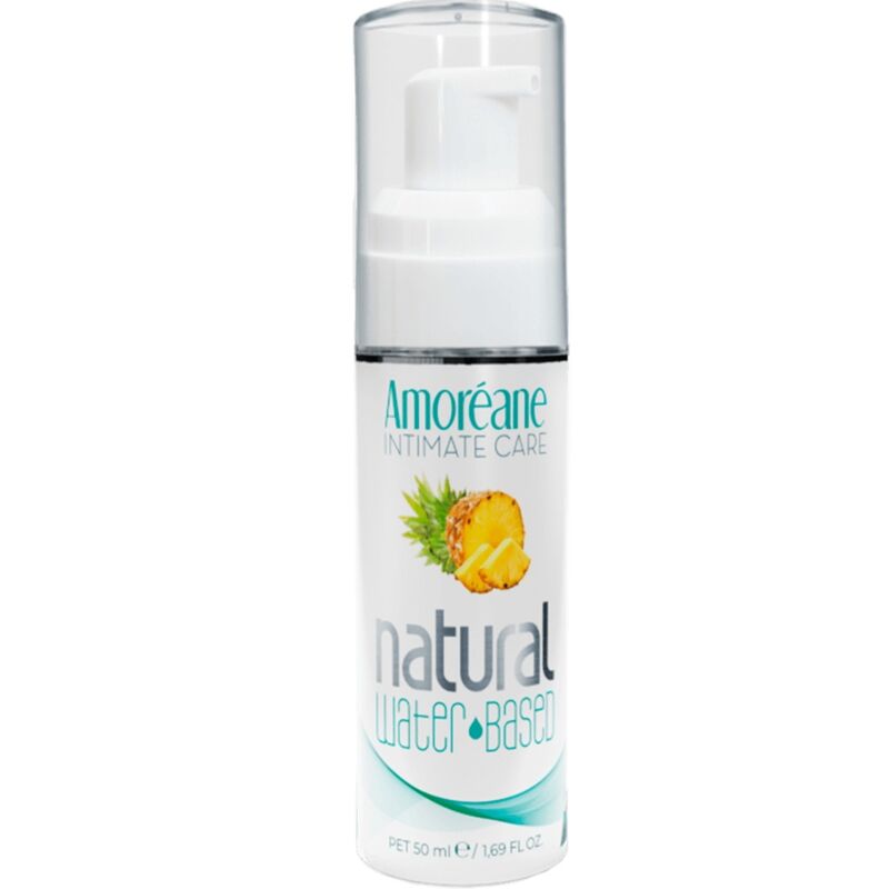 AMOREANE - LUBRIFICANTE À BASE DE ÁGUA ABACAXI 50 ML - Toys "n" Us