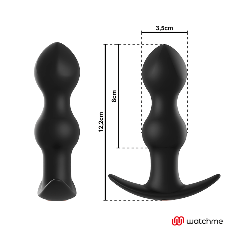 ANBIGUO - PLUGUE DE CONTROLE REMOTO WATCHME VIBRADOR ANAL TIBÉRIO - Toys "n" Us