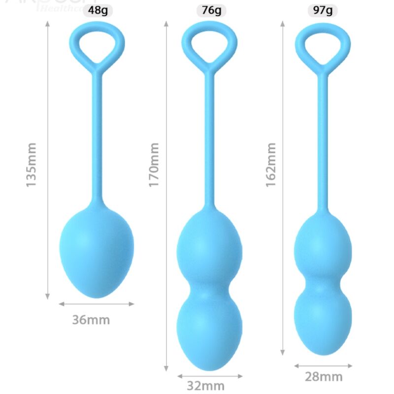 ARMONY - ANABIOSIS VAGINAL DUMBBELL 3 LEVELS BLUE - Toys "n" Us