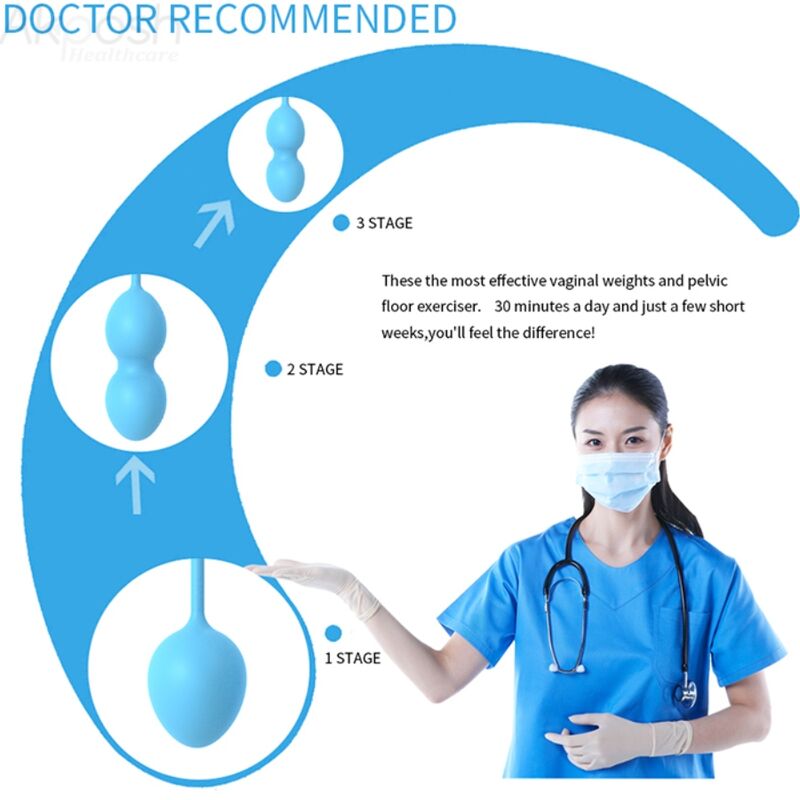 ARMONY - ANABIOSIS VAGINAL DUMBBELL 3 LEVELS BLUE - Toys "n" Us