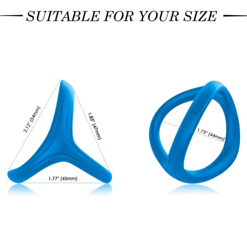 ARMONY - ANEL DUPLO SILICONE TRESOR AZUL - Toys "n" Us