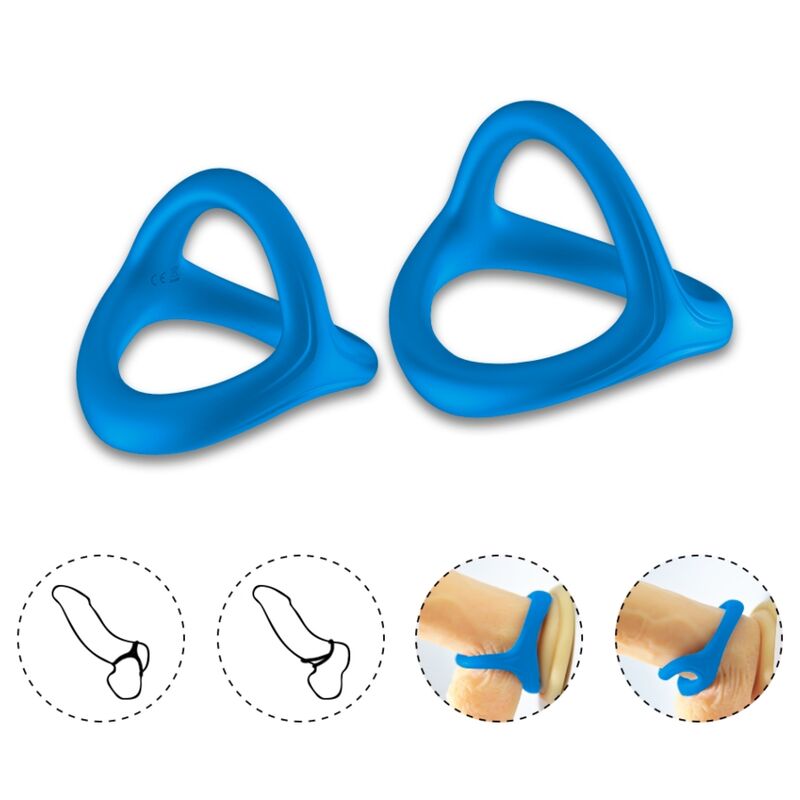 ARMONY - ANEL DUPLO SILICONE TRESOR AZUL - Toys "n" Us