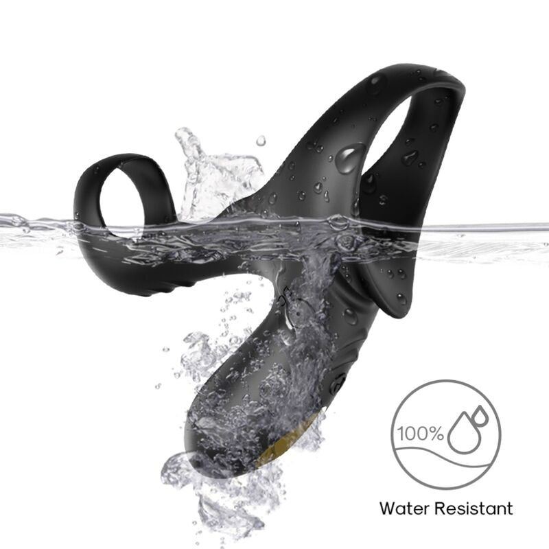 ARMONY - ANEL VIBRADOR DUPLO RANGER PARA CASAIS PRETO - Toys "n" Us