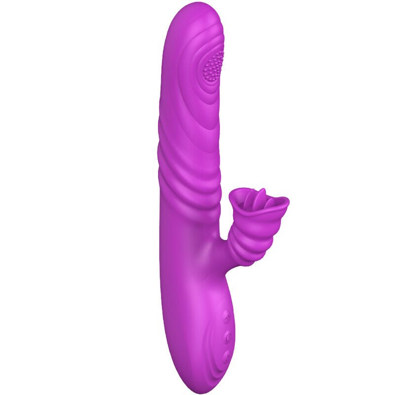 ARMONY - ANGELIA MULTIFUNCTION VIBRATOR WITH STIMULATING TONGUE VIOLET HEAT EFFECT - Toys "n" Us