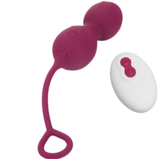ARMONY - BLOSSOMS VAGINAL DUMBBELL VIBRATION REMOTE CONTROL 10 VIBRATIONS DARK RED - Toys "n" Us