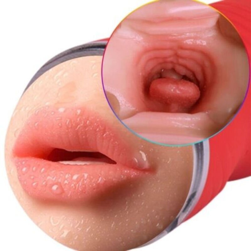 ARMONY - DOUBLE VAGINA & MOUTH RED MASTURBATOR - Toys "n" Us