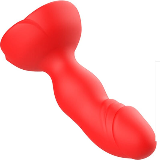 ARMONY - EXTREME A BLOOM ROSE VIBRATOR & ANAL PLUG REMOTE CONTROL RED - Toys "n" Us