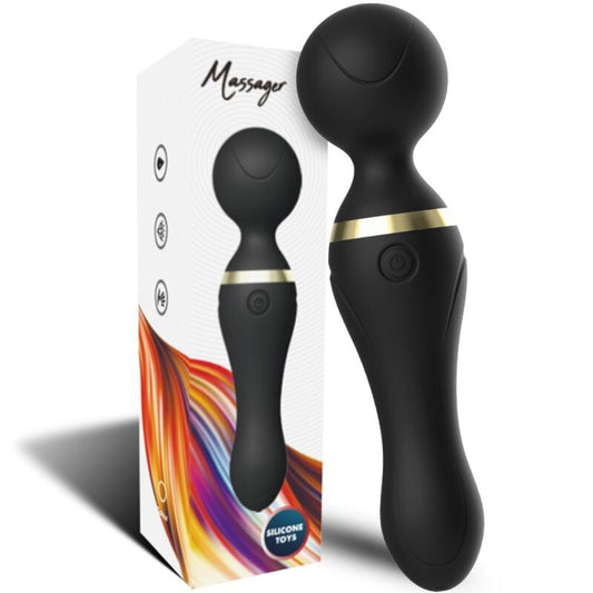 ARMONY - FREEZA MASSAGER E VIBRADOR CABEÇA SUPER FLEXÍVEL PRETA - Toys "n" Us