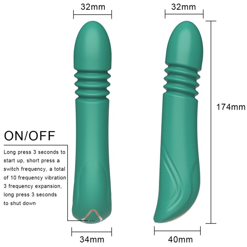 ARMONY - GREEN G - SPOT VIBRATOR & THRUSTING - Toys "n" Us