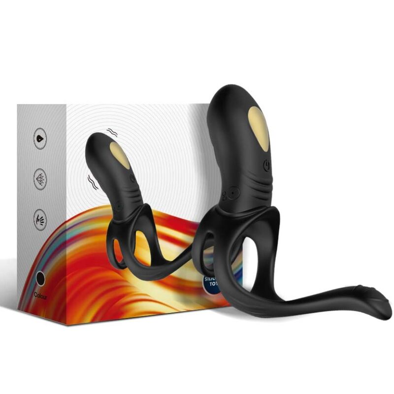 ARMONY - JOY JUMPER RING VIBRADOR PARA CASAIS E PLUG ANAL PRETO - Toys "n" Us
