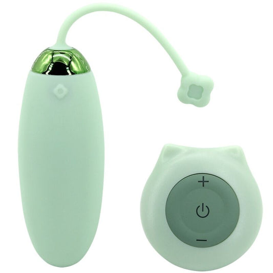 ARMONY - KITTY FUN EGG VIBRATOR REMOTE CONTROL 10 VIBRATIONS GREEN - Toys "n" Us