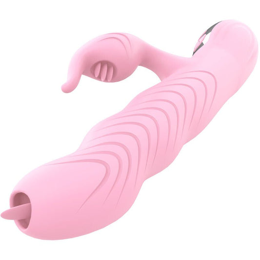 ARMONY - MARCIA VIBRADOR & THRUSTING DUPLA LÍNGUA EFEITO CALOR ROSA - Toys "n" Us