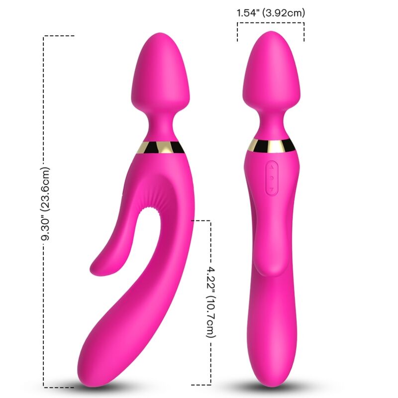 ARMONY - MASSAGER E VIBRADOR COELHO FÚCSIA - Toys "n" Us