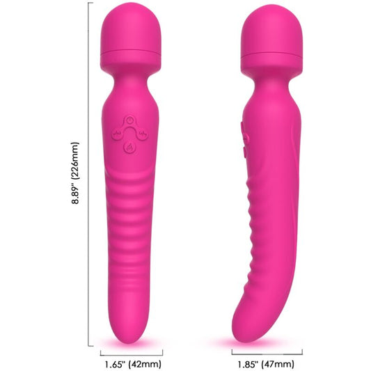 ARMONY - MASSAGER MISSÃO E VIBRADOR EFEITO DE CALOR FÚCSIA - Toys "n" Us