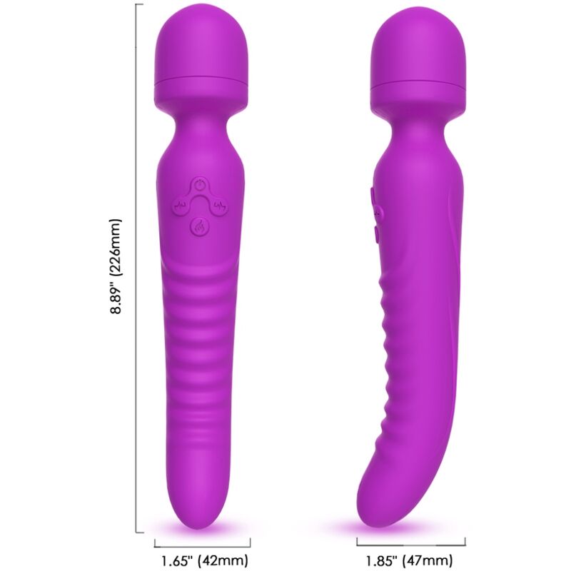 ARMONY - MASSAGER MISSION E VIBRADOR EFEITO DE CALOR ROXO - Toys "n" Us