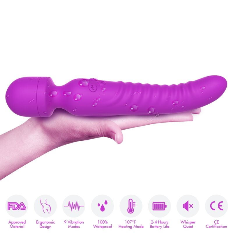 ARMONY - MASSAGER MISSION E VIBRADOR EFEITO DE CALOR ROXO - Toys "n" Us