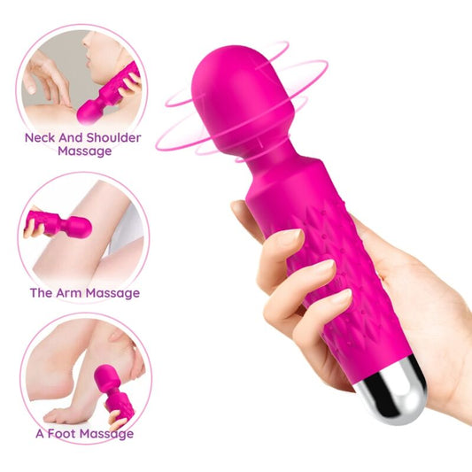 ARMONY - MASSAGER POSTMAN E VIBRADOR CABEÇA SUPER FLEXÍVEL FÚCSIA - Toys "n" Us