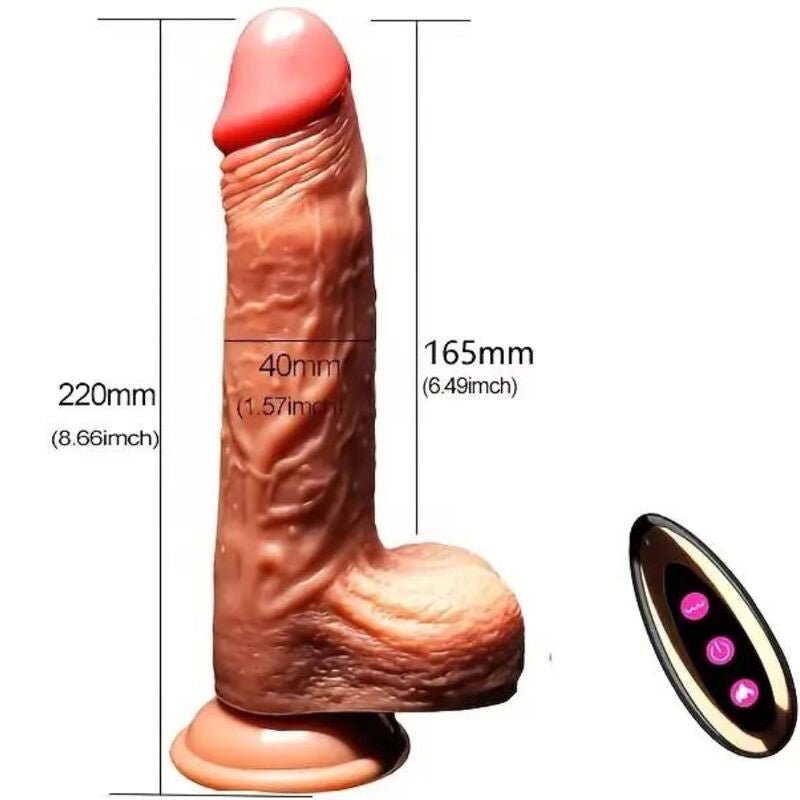 ARMONY - REALISTIC DILDO VIBRATOR & THRUSTING REMOTE CONTROL 22.5 CM - Toys "n" Us