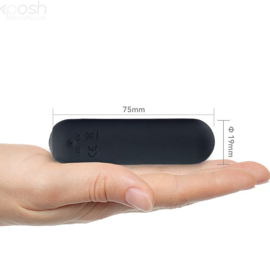 ARMONY - SPLASH HAHA VIBRATOR BULLET SILICONE 10 VIBRATIONS 75 X 19 CM BLACK - Toys "n" Us