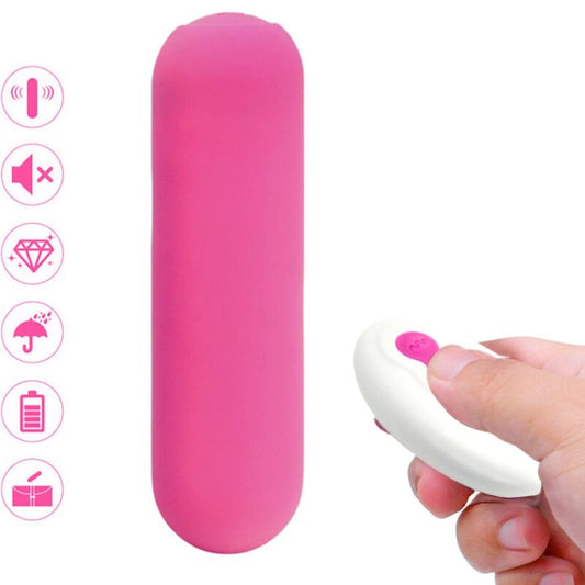 ARMONY - SPLASH JOIE VIBRATOR BULLET SILICONE REMOTE CONTROL 10 VIBRATIONS 75 X 19 CM PINK - Toys "n" Us