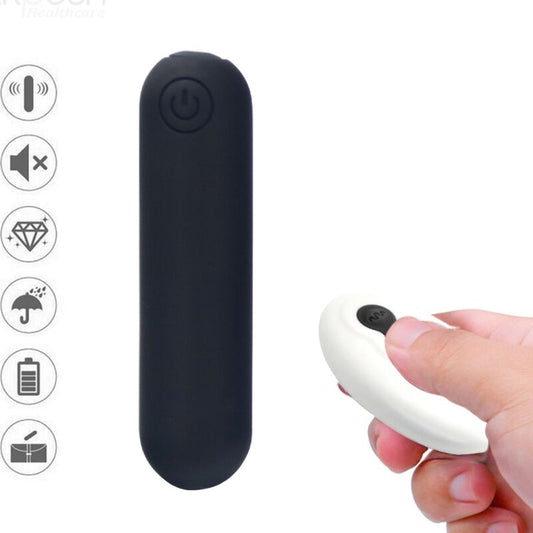 ARMONY - SPLASH JOLINE VIBRATOR BULLET SILICONE REMOTE CONTROL 10 VIBRATIONS 65 X 15 CM BLACK - Toys "n" Us