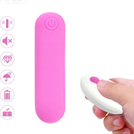 ARMONY - SPLASH JOLINE VIBRATOR BULLET SILICONE REMOTE CONTROL 10 VIBRATIONS 65 X 15 CM PINK - Toys "n" Us