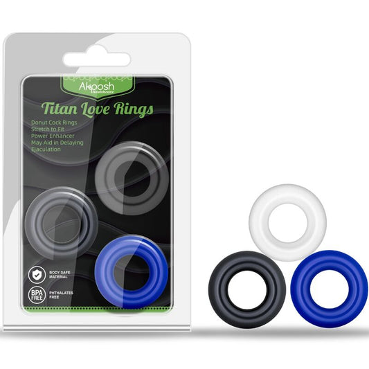 ARMONY - TITAN LOVE DONUT RING MULTIPLE COLORS - Toys "n" Us