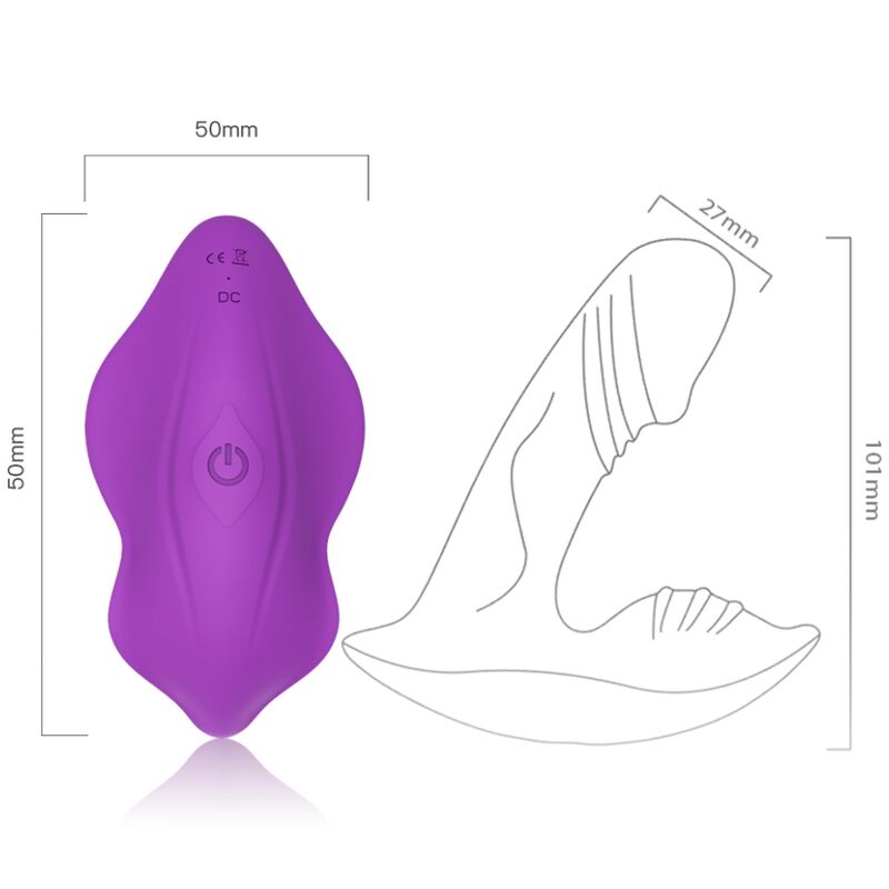 ARMONY - VIBRADOR DE APITO CONTROLE REMOTO INTRODUZÍVEL ROXO - Toys "n" Us