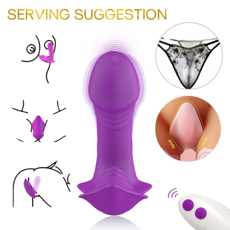 ARMONY - VIBRADOR DE APITO CONTROLE REMOTO INTRODUZÍVEL ROXO - Toys "n" Us