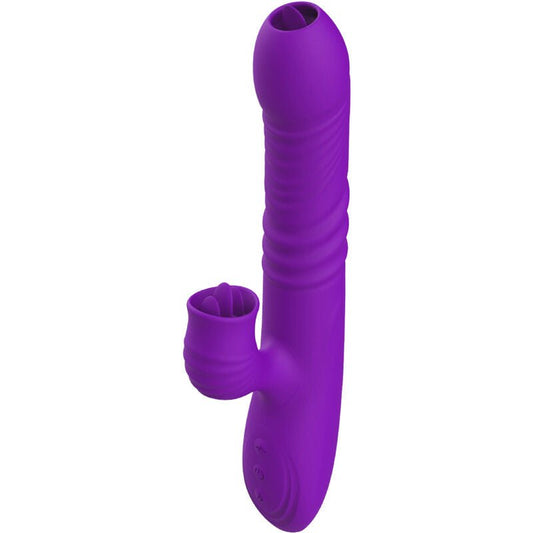 ARMONY - VIBRADOR DE COELHO TOTALMENTE G SPOT COM EFEITO DE CALOR VIOLETA DE LÍNGUA ESTIMULANTE - Toys "n" Us