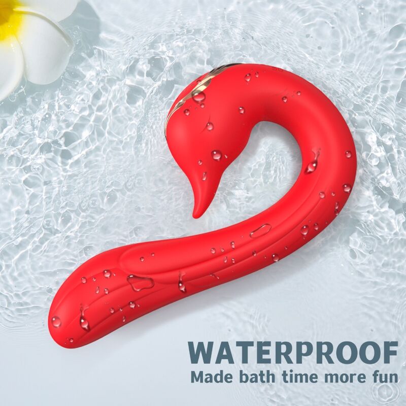 ARMONY - VIBRADOR DELFIN MULTIPOSIÇÃO E EFEITO DE CALOR VERMELHO - Toys "n" Us