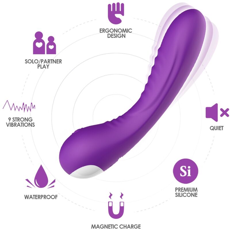 ARMONY - VIBRADOR LEGEND SILICONE ROXO - Toys "n" Us