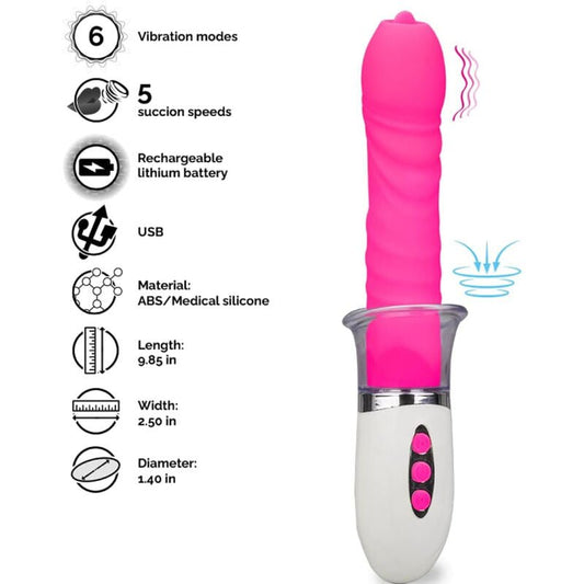 ARMONY - VIBRADOR LIBERTY E IMPULSO COM LÍNGUA - Toys "n" Us
