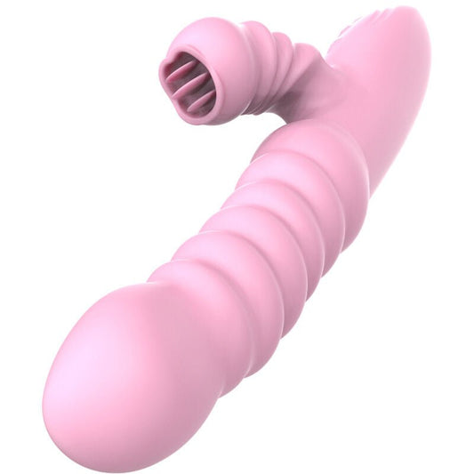 ARMONY - VIBRADOR MULTIFUNÇÃO COM EFEITO DE CALOR ESTIMULANTE DE LÍNGUA ROSA - Toys "n" Us