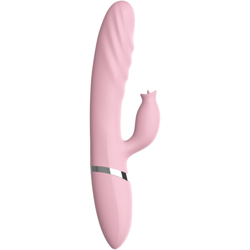 ARMONY - VIBRATOR & THRUSTING WITH PINK HEAT EFFECT TONGUE - Toys "n" Us