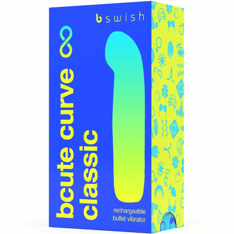 B SWISH - BCUTE CURVE INFINITE CLASSIC RECHARGEABLE VIBRATOR BLUE SILICONE - Toys "n" Us