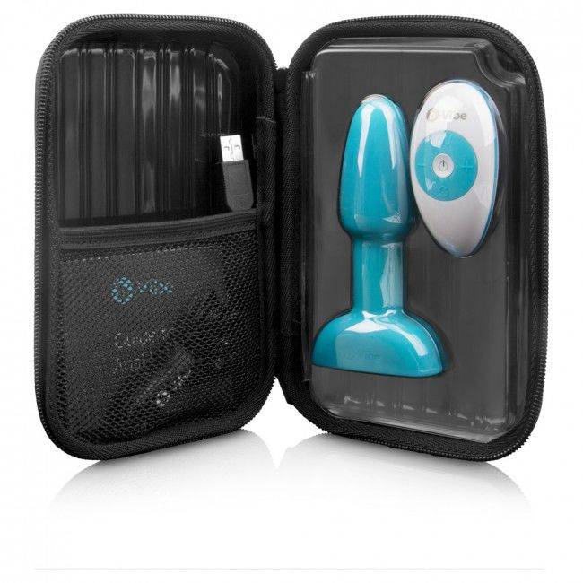 B - VIBE - RIMMING CONTROLE REMOTO PLUG ANAL PETITE TEAL - Toys "n" Us