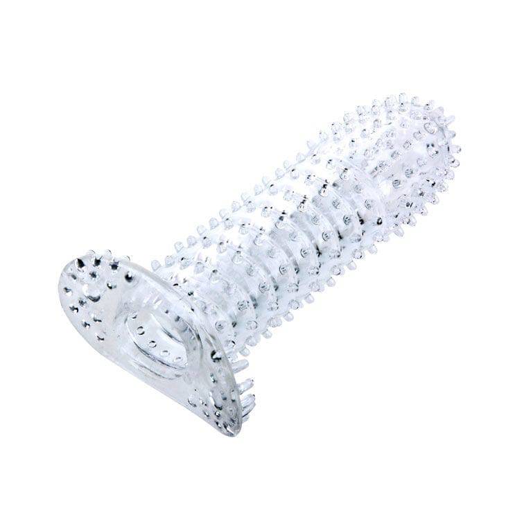 BAILE - BAINHA PARA PÉNIS COM PONTOS ESTIMULANTES TRANSPARENTE 14 CM - Toys "n" Us