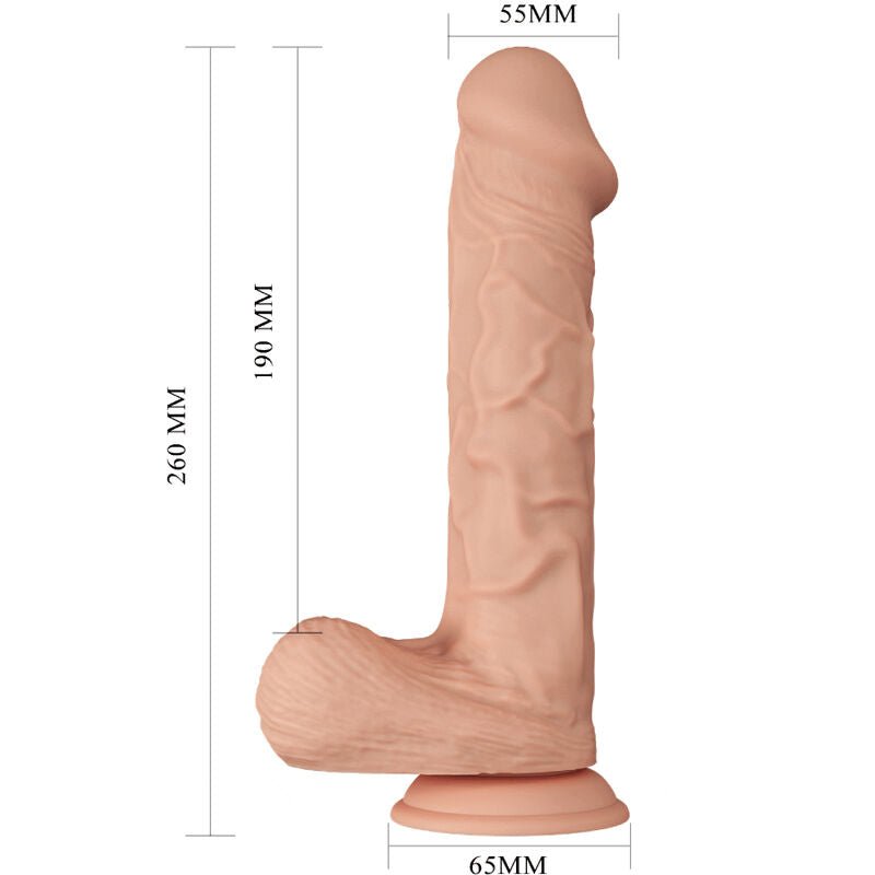 BAILE - BEAUTIFUL ENCOUNTER BERGRISI FLEXIBLE REALISTIC DILDO 26 CM NATURAL - Toys "n" Us