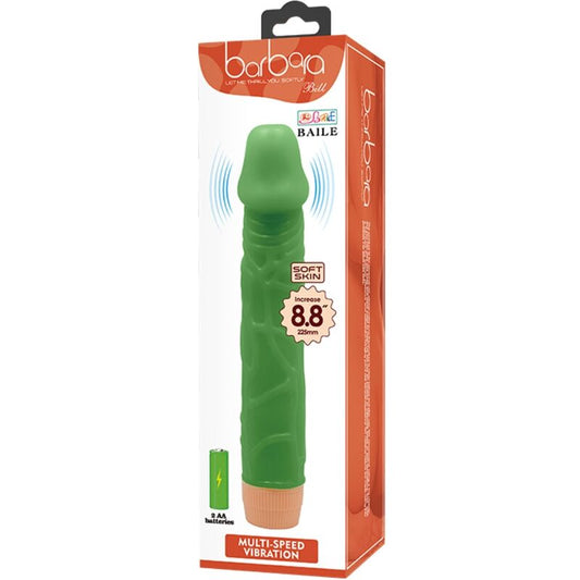 BAILE - BILL REALISTIC VIBRATOR 22.5 CM GREEN - Toys "n" Us