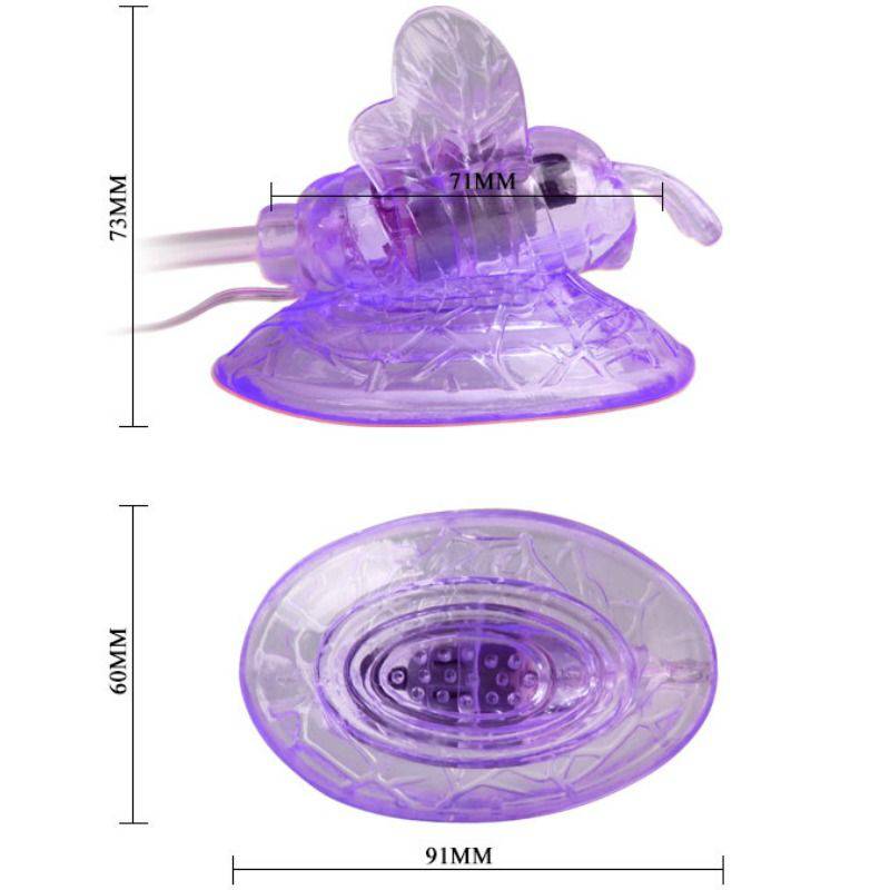 BAILE - BORBOLETA VIBRATÓRIA DE ESTIMULAO DE CLITÓRIS LILAC - Toys "n" Us