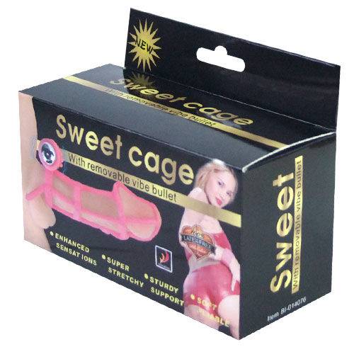 BAILE - CAPA E ANEL DE SILICONE DOCE 10 RITMOS PARA O PÊNIS ROSA - Toys "n" Us