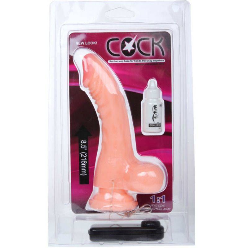 BAILE - DILDO GALO REALISTA COM VIBRAO 21.6 CM - Toys "n" Us