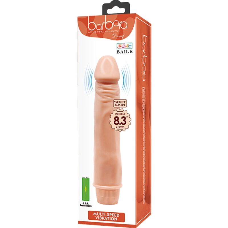 BAILE - DWARF REALISTIC VIBRATOR 21 CM FLESH - Toys "n" Us